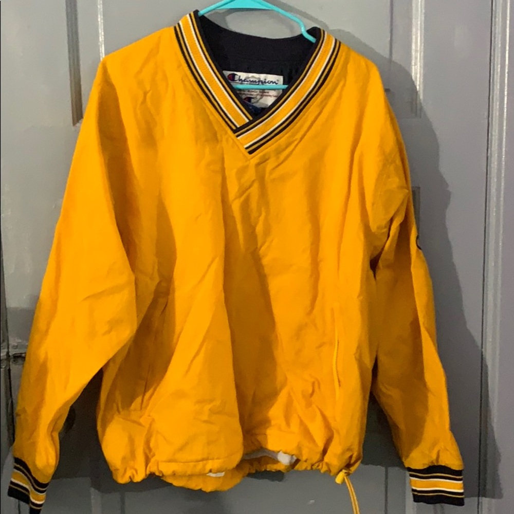 Champion V-Neck Pullover Windbreak Jacket